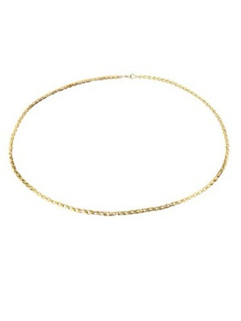 Tohum Gold Tone Long Chain Link Necklace 45" Designer Statement Jewelry